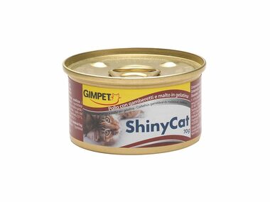 GIMBORN Gimpet ShinyCat kura+kreveta Konzerva 70g