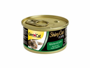 GIMBORN GimCat ShinyCat Kure s jahňacím Konzerva 70g