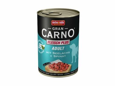 Animonda GranCarno Adult konzerva pre psov losos + špenát 800g