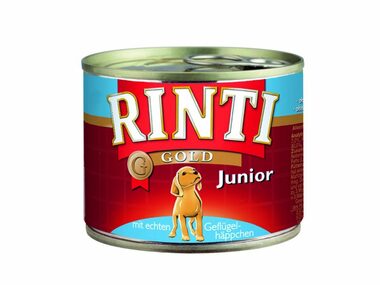 Finnern Rinti Gold Junior konzerva pre psov kura 185g