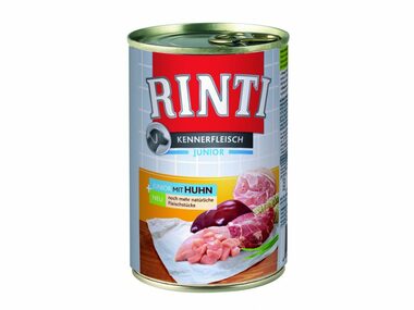 Finnern Rinti Junior konzerva pre psov kura 400g