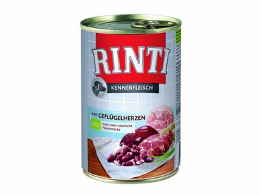 Finnern Rinti konzerva pre psov hydinové srdce 400g