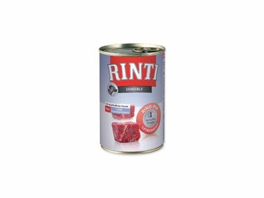 Finnern Rinti Sensible konzerva pre psov hovädzie 400g
