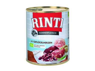 Finnern Rinti konzerva pre psov hydinové srdce 800g