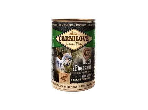 Carnilove Wild Meat Duck &amp; Pheasant 400g / Konzerva pre psov