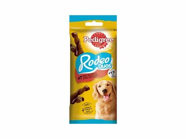 Pedigree Rodeo s hovädzím a syrom 123g