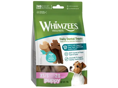 Whimzees Puppy stix XS/S 210g / Dentálne maškrty pre psov