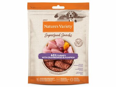 Nature's Variety superfood snack morčacie 85g / Maškrty pre psov