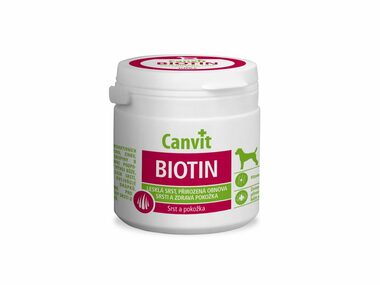 Canvit Biotin pre psov 100g / Doplnok stravy pre srsť psov