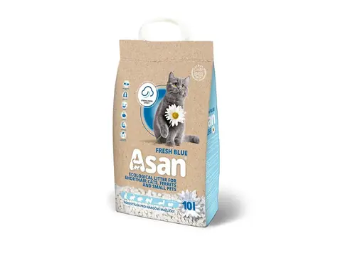 Asan Cat Fresh Blue eko-stelivo pre mačky a fretky 10l (2kg)