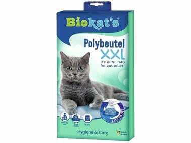 Biokat&#39;s vrecká do mačacích toaliet XXL 12ks