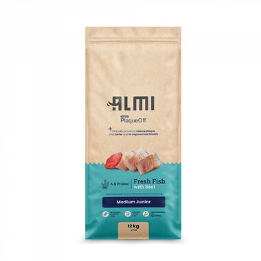 ALMI Medium Junior 12kg / Granule pre psov / pre šteňatá stredných plemien od 4. mesiaca 