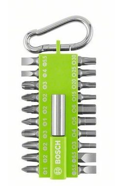 BOSCH 2607012002 / Sada bitov s karabínou 21 ks