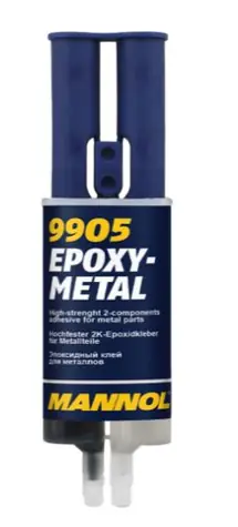 MANNOL Epoxy-Metal čierna/sivá / Epoxidové lepidlo
