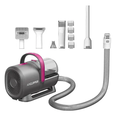 PetKit AirClipper 5 v 1 šedá / Sada pre starostlivosť o domácich miláčikov 