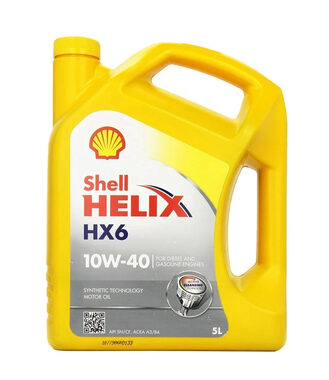 Shell Helix HX6 10W-40 5L / Polosyntetický motorový olej
