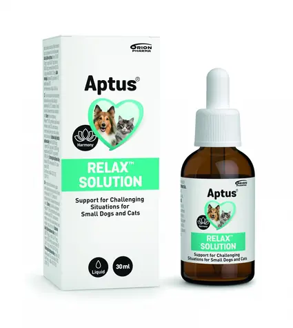Aptus Relax solution 30ml / Doplnkové krmivo pre malé plemená psov a mačky