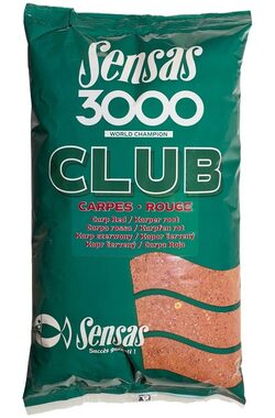 Sensas Vnadiaca zmes 3000 Club Carpes Rouge (Kapor-červená) 1kg