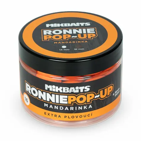 Mikbaits Pop-Up Ronnie Mandarínka 150ml 16mm