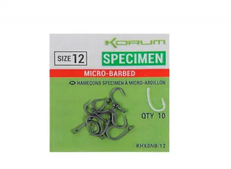 KORUM Háčik Xpert Specimen Micro Hooks Veľkosť 6 10ks