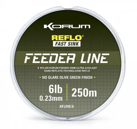 KORUM Vlasec Feeder Line 250m 0,26mm 8lb