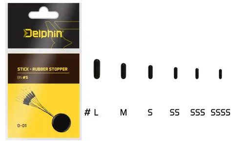 Delphin Stóper Stick Rubber Stopper Veľkosť SSSS