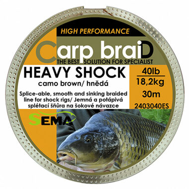 Sema Šnúrka Heavy Shock 30m 60lbs 27,2kg