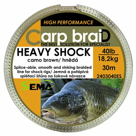 Sema Šnúrka Heavy Shock 30m 60lbs 27,2kg
