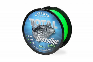 Carp´R´Us Vlasec Total Crossline Cast Green 300m 0,25mm 4,5kg
