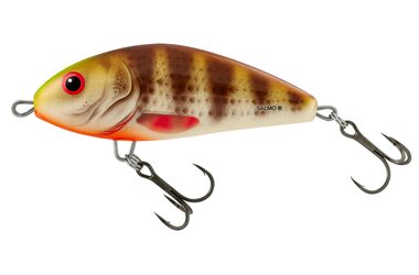 Salmo Wobler Fatso Floating 12cm Spotted Brown Perch