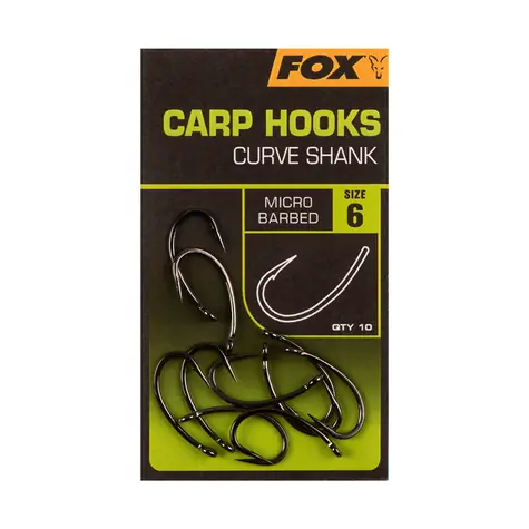FOX Háčik Curve Shank Veľkosť 4 10ks