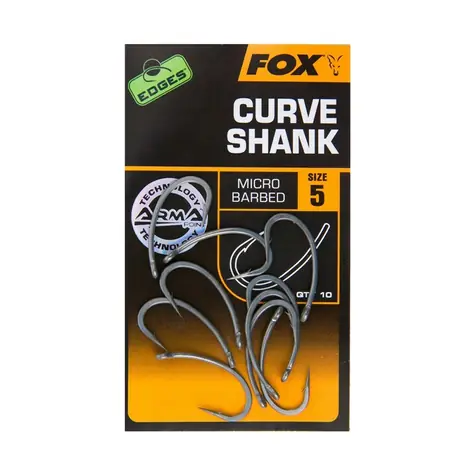 FOX Háčik Edges Armapoint Curve Short Veľkosť 6 10ks