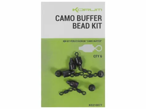 KORUM Zarážka Camo Buffer Bead Kit 6ks