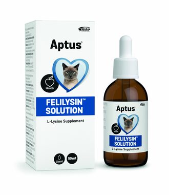 Aptus Felilysin Solution 50ml / Doplnkové krmivo pre mačky / L-lysom vo forme roztoku