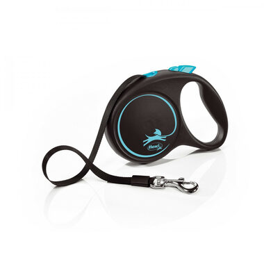Flexi Black Design M 5m/25kg svetlo modrá / Vodítko