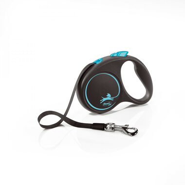 Flexi Black Design S 5m/15kg svetlo modrá / Vodítko
