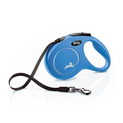Flexi New Classic M 5m/25kg modrá / Vodítko