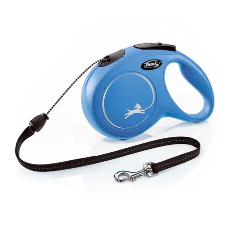 Flexi New Classic M 8m/20kg modrá / Vodítko