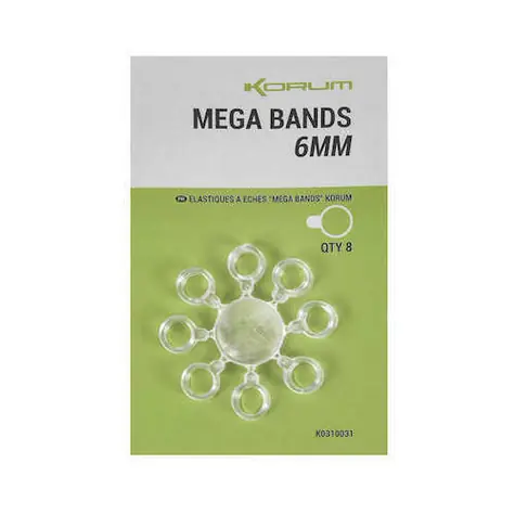 KORUM Krúžok Mega Bands 6mm 8ks