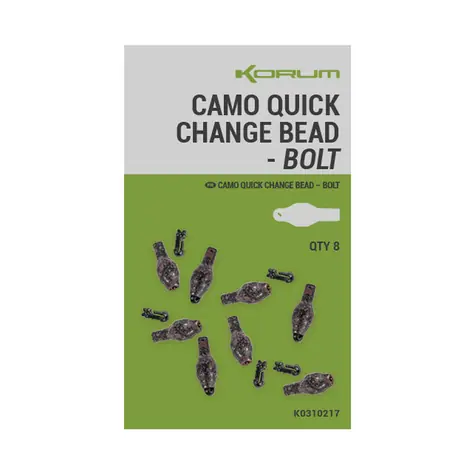 KORUM Korálik Camo Quick Change Bead S 8ks