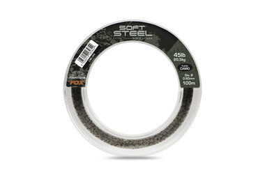 FOX Vlasec Soft Steel Leader Fleck Camo 100m 0,60mm 20,5kg