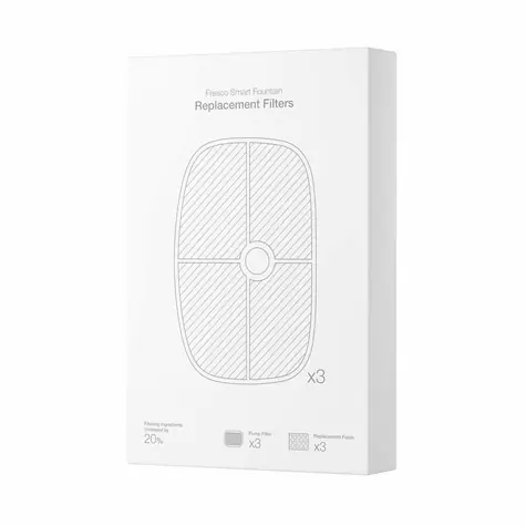 Petoneer náhradné filtre pre Petoneer SMART Pet Fountain / pre Petoneer Fresco Pro a Fresco Ultra / 3ks 