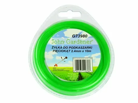 GEKO Struna do kosačky 2.4mm 10m / hviezdicový profil / nylon