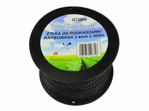 GEKO Struna do kosačky 2.4mm 300m / zvlnený profil 