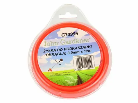 GEKO Struna do kosačky 3.0mm 12m / okrúhly profil / nylon 