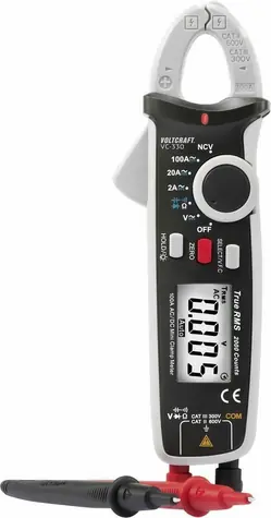 Voltcraft VC-330 (CZ verzia) / Digitálny kliešťový multimeter / CAT II 600V