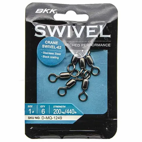 BKK Obratlík Crane Swivel-62 Veľkosť 8 10ks