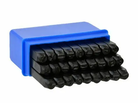 GEKO Razidlá písmenkové 5 mm 27 písmen 
