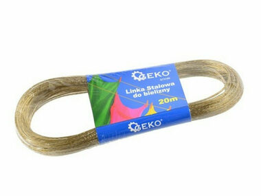 GEKO Šnúra oceľová na bielizeň 2mm x 20m 