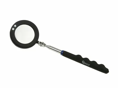 GEKO Teleskopické inšpekčné LED zrkadlo 280-870mm 